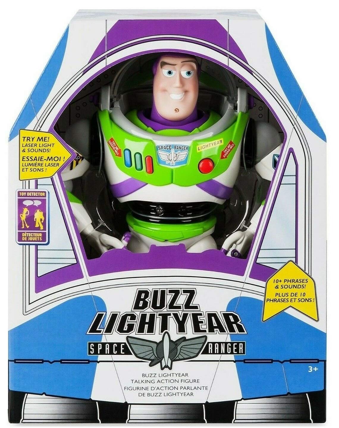 Toy Story Disney Advanced Talking Buzz Lightyear Figura de acción 12''